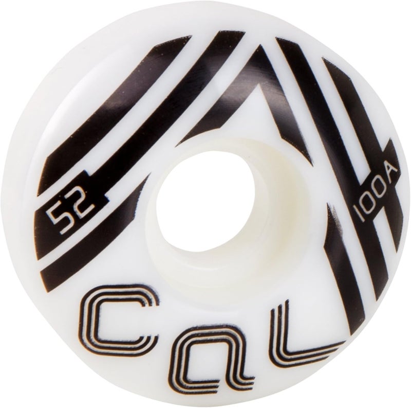Cal 7 Catch-22 Skateboard Wheels, 52mm & 100A, Black & White Design, Great for Trick, Street & More - Image 4